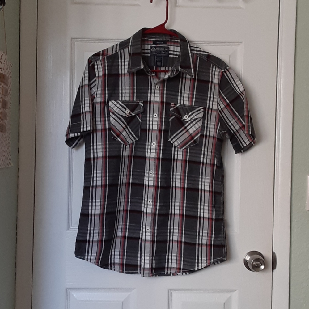 American Rag men's short sleeve button up